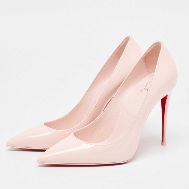 Light pink christian louboutin best sale