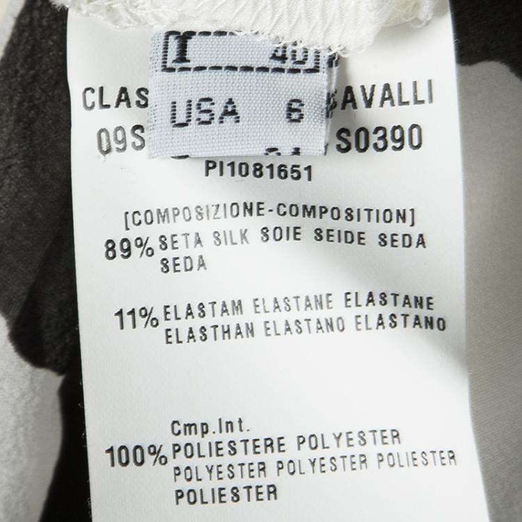 Pre Owned Class By Roberto Cavalli Animal Printed Silk Sleevless Maxi Dress S