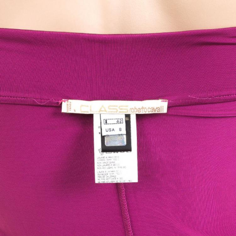 Pre Owned Class by Roberto Cavalli Long Pink Dress M