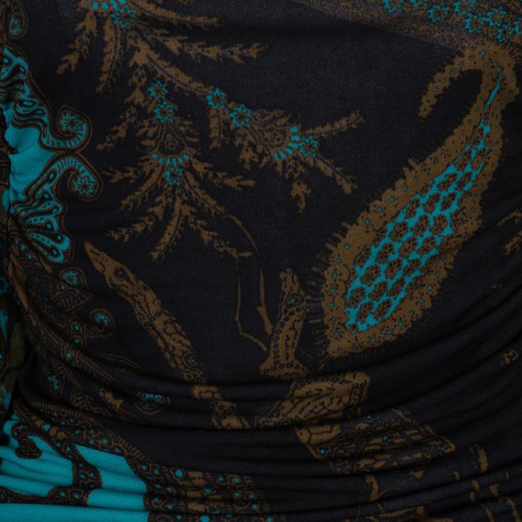 Pre Owned CLASS by Roberto Cavalli Paisley Print Top S