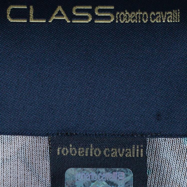 Pre Owned CLASS by Roberto Cavalli Paisley Print Top S