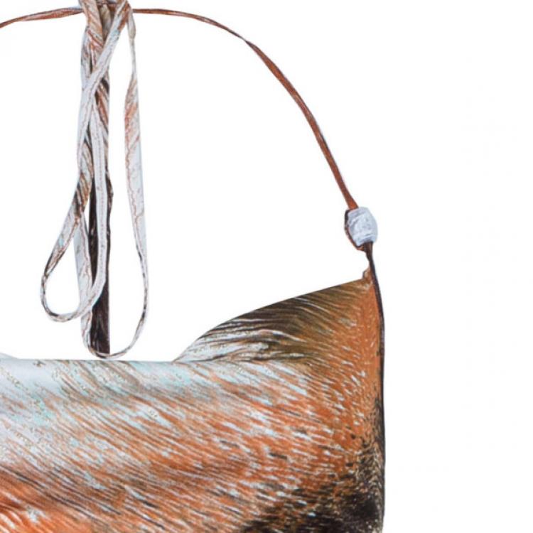 Pre Owned Class by Roberto Cavalli Printed Fringe Maxi Dress M