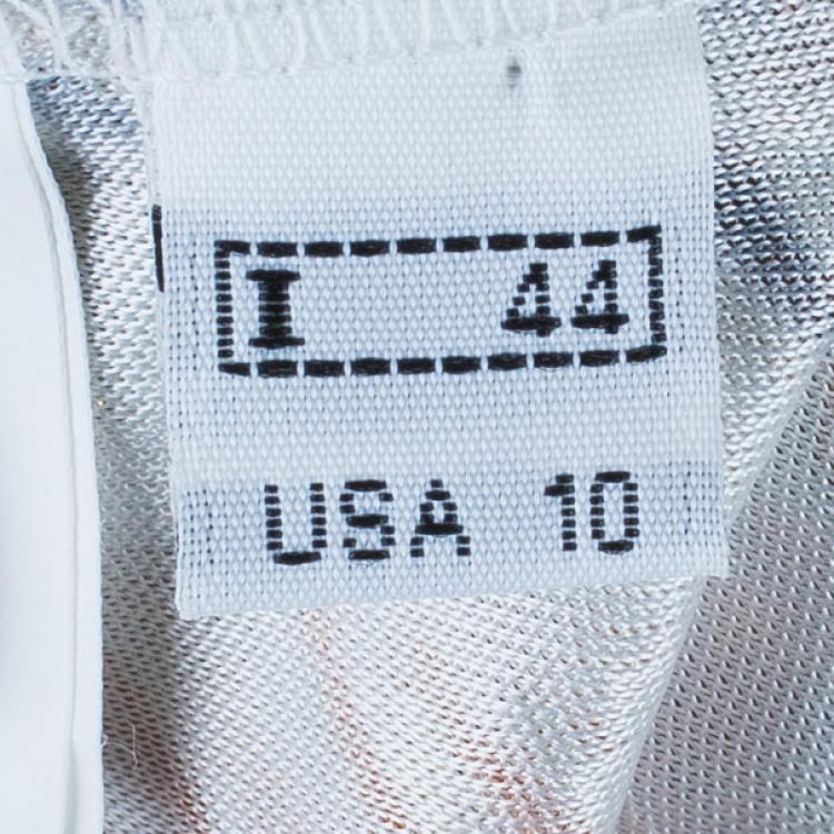 Pre Owned Class by Roberto Cavalli Printed Fringe Maxi Dress M