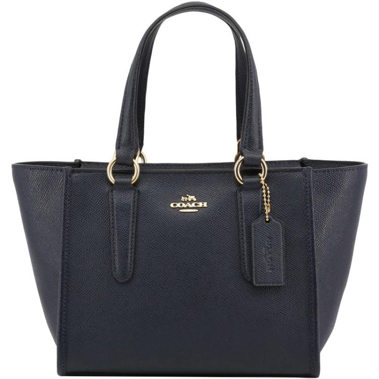 coach crosby carryall in crossgrain leather