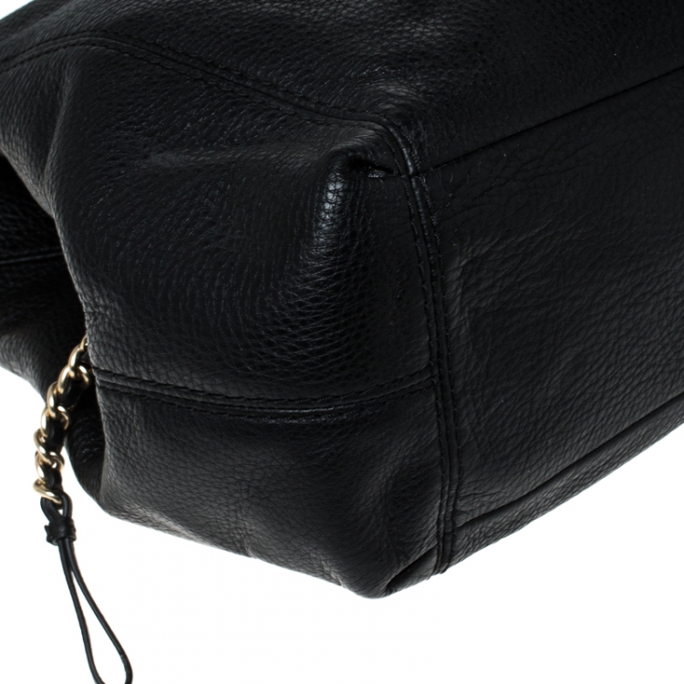 Pre Owned Coach Black Leather Lexy Shoulder Bag