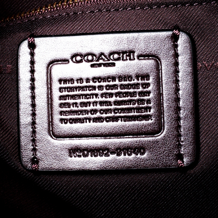 Pre Owned Coach Black Leather Dreamer 36 Satchel 