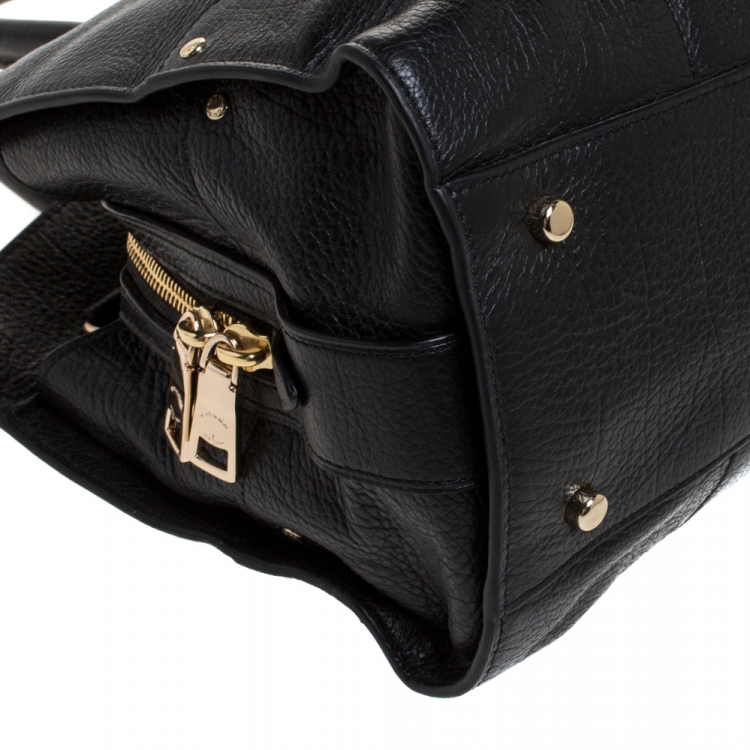 Pre Owned Coach Black Leather Mercer Satchel