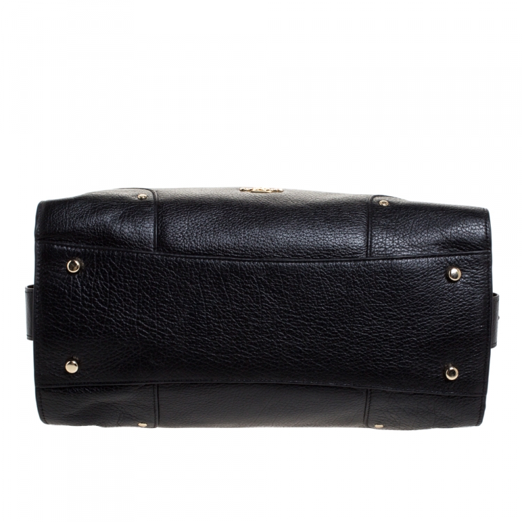 Pre Owned Coach Black Leather Mercer Satchel