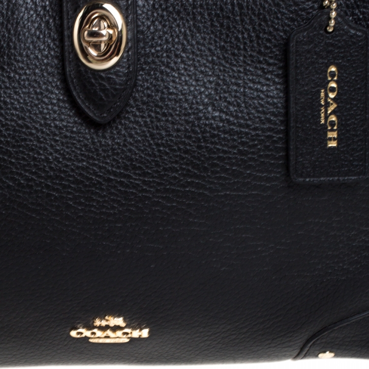 Pre Owned Coach Black Leather Mercer Satchel