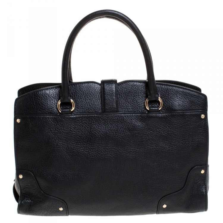 Pre Owned Coach Black Leather Mercer Satchel