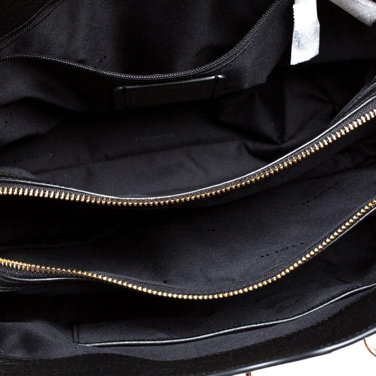 Pre Owned Coach Black Leather Mercer Satchel