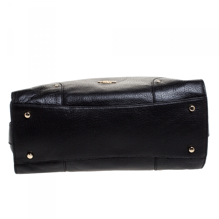 Pre Owned Coach Black Leather Mercer Satchel