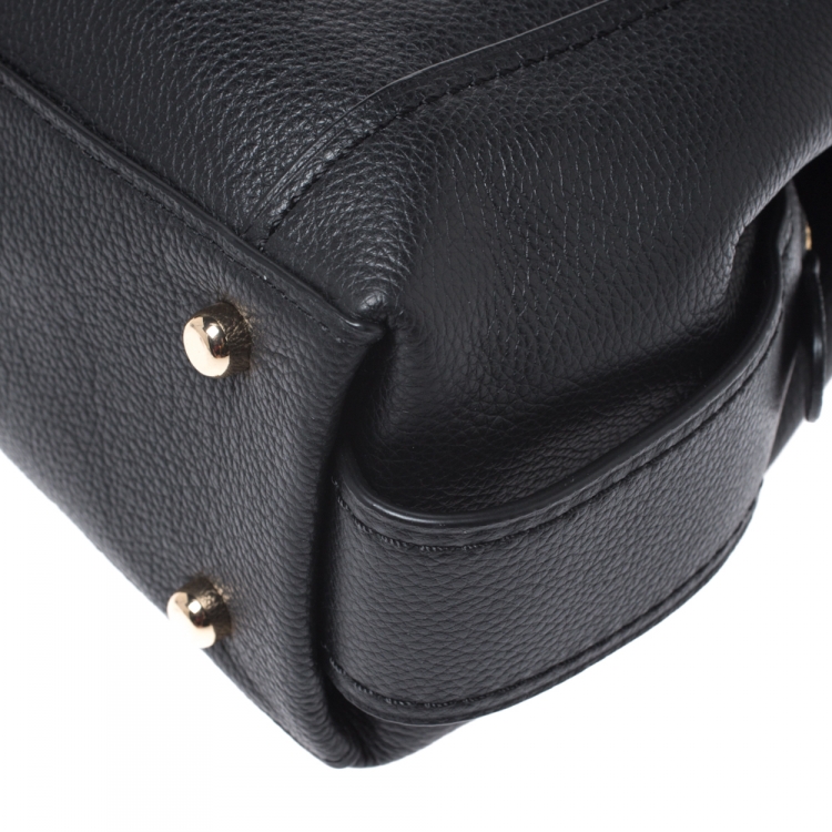 مملوكة مسبقًا Coach Black Leather Edie 31 Shoulder Bag