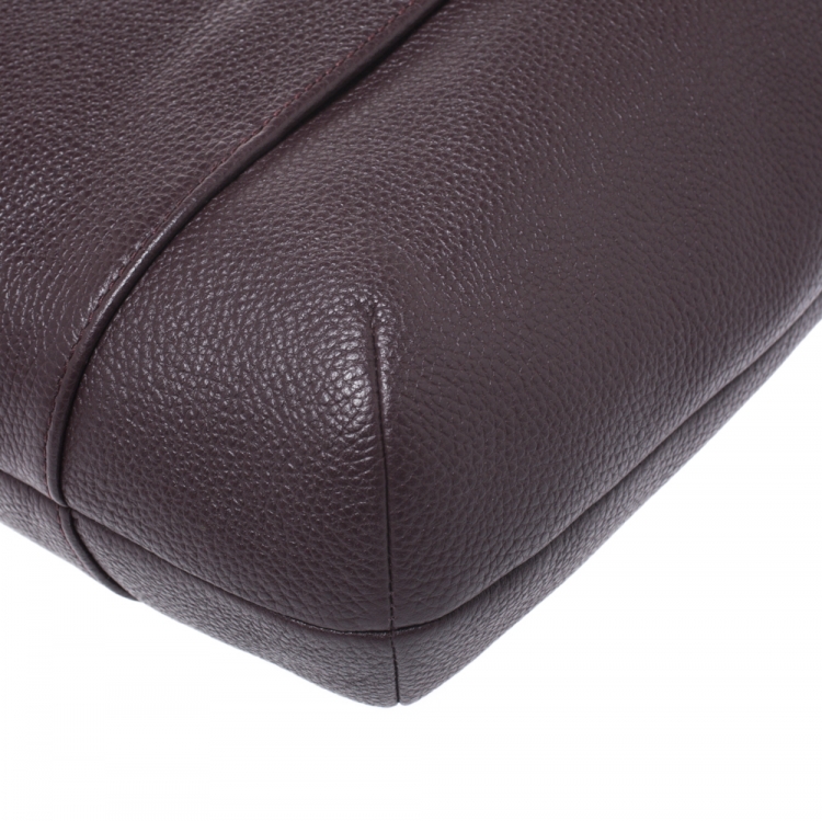 Pre Owned Coach Burgundy Leather Isabel Shoulder Bag