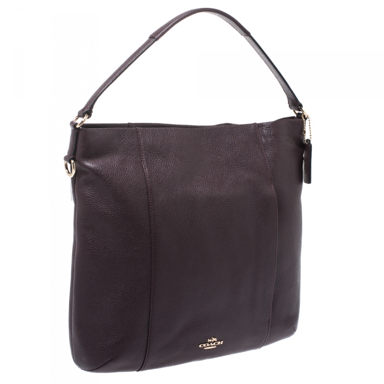 Pre Owned Coach Burgundy Leather Isabel Shoulder Bag