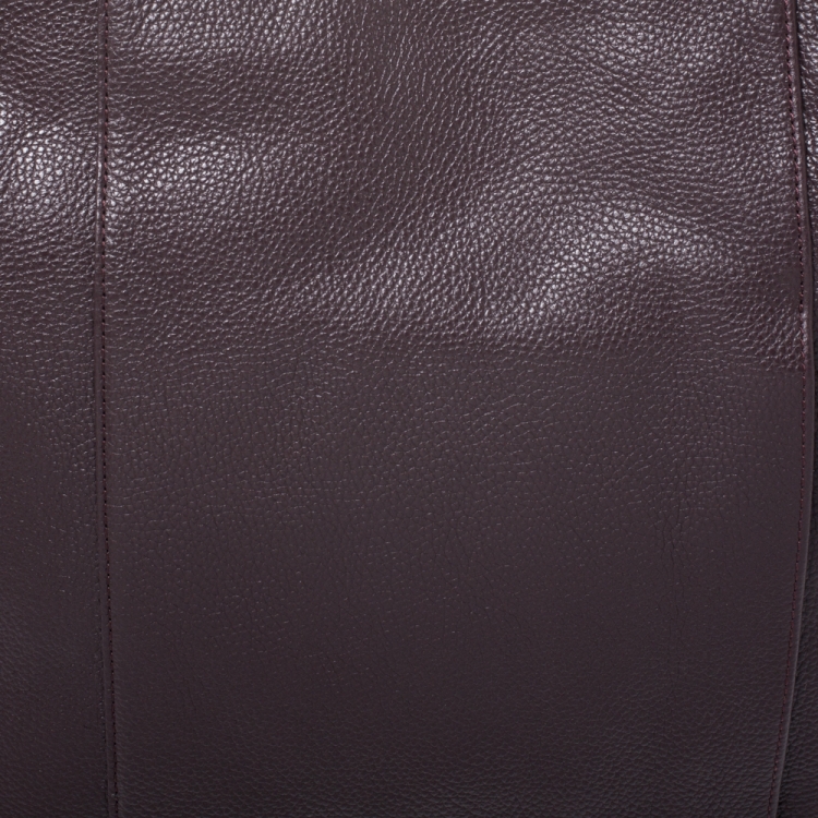 Pre Owned Coach Burgundy Leather Isabel Shoulder Bag