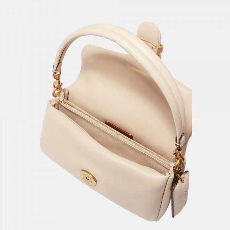 م�ملوكة مسبقًا Coach Neutral nappa leather Shoulder Bag
