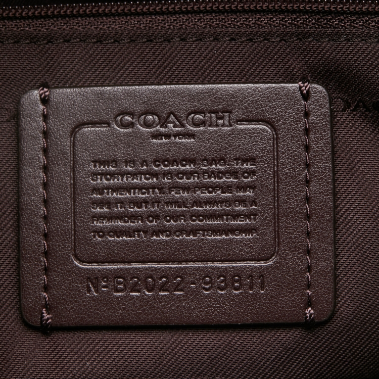Pre Owned Coach Beige Leather Shay Shoulder Bag