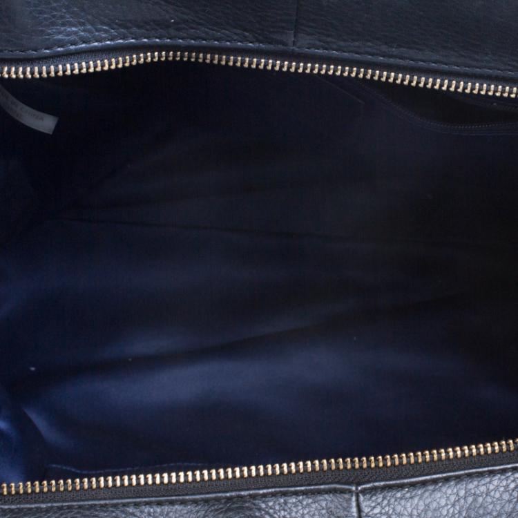 Pre Owned Coach Black Leather Shoulder Bag