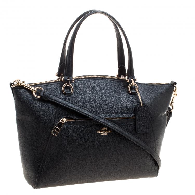 Pre Owned Coach Black Leather Taylor Tote