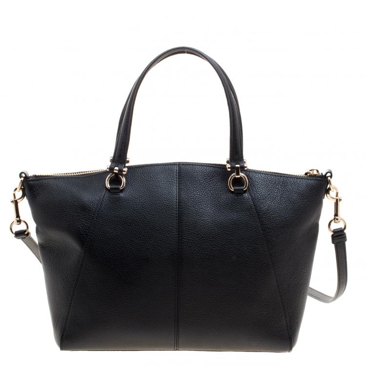 Pre Owned Coach Black Leather Taylor Tote