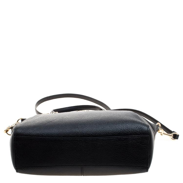 Pre Owned Coach Black Leather Taylor Tote