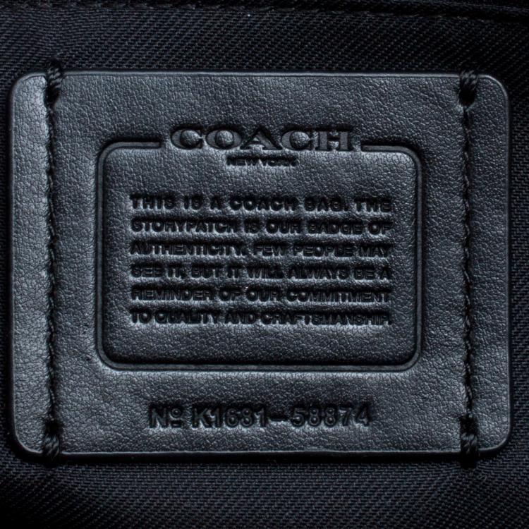 Pre Owned Coach Black Leather Taylor Tote
