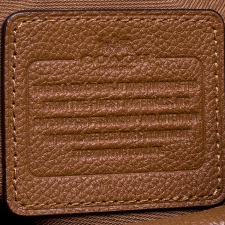Pre Owned Coach Brown Leather Edie Shoulder Bag
