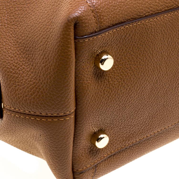 Pre Owned Coach Brown Leather Edie Shoulder Bag