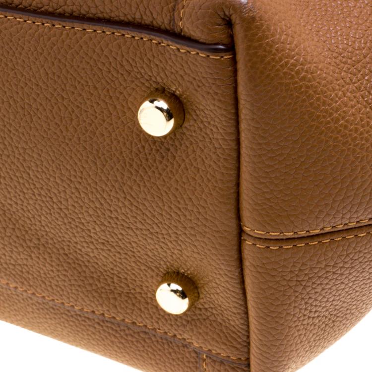 Pre Owned Coach Brown Leather Edie Shoulder Bag