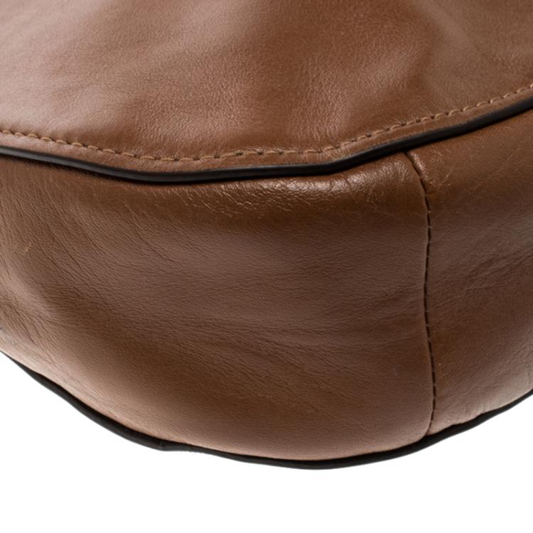 Pre Owned Coach Brown Leather Nomad Crossbody Bag