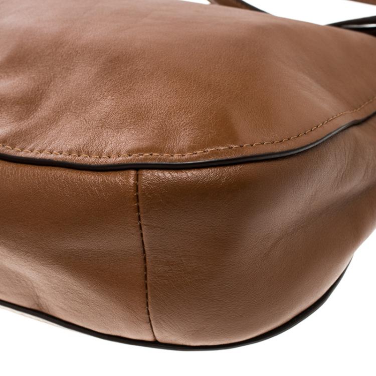 Pre Owned Coach Brown Leather Nomad Crossbody Bag