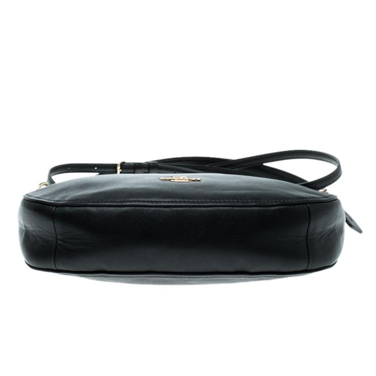 Pre Owned Coach Black Leather Chelsea Crossbody Bag
