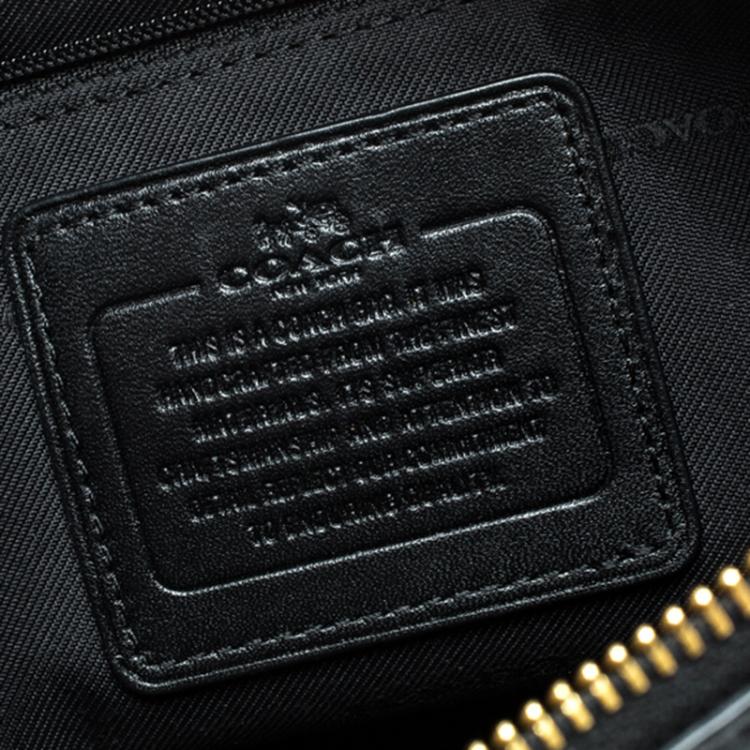 Pre Owned Coach Black Leather Chelsea Crossbody Bag