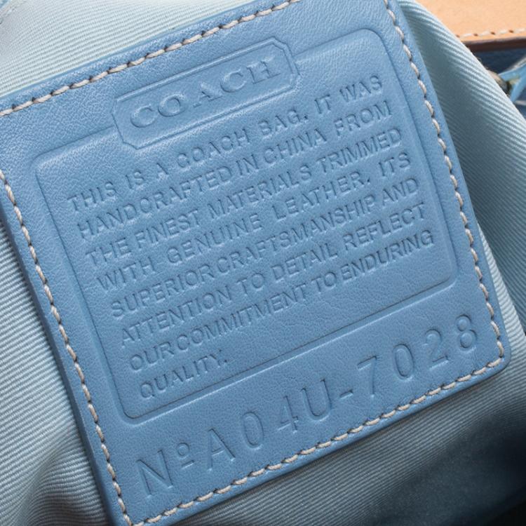 Pre Owned Coach Multicolor Signature Canvas Shoulder Bag