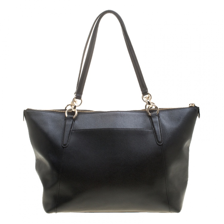 Pre Owned Coach Black Leather Ava Tote
