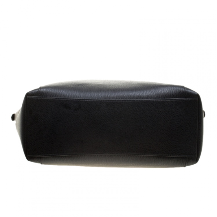 Pre Owned Coach Black Leather Ava Tote