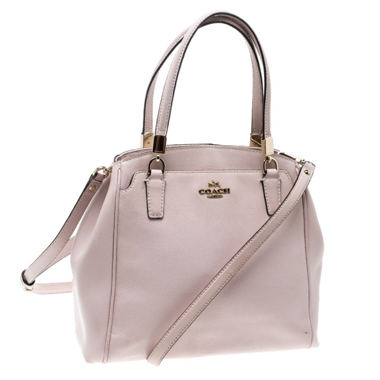 Pre Owned Coach Blush Pink Leather Tote