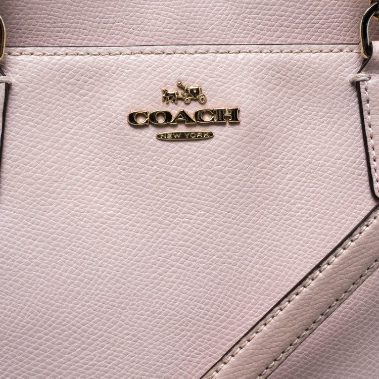 Pre Owned Coach Blush Pink Leather Tote