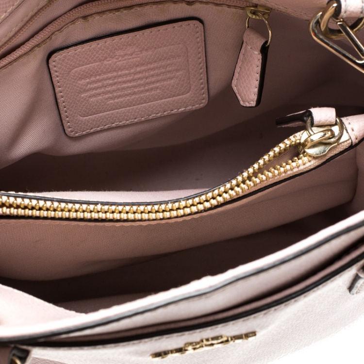 Pre Owned Coach Blush Pink Leather Tote
