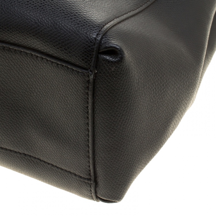 Pre Owned Coach Black Leather Christie Tote