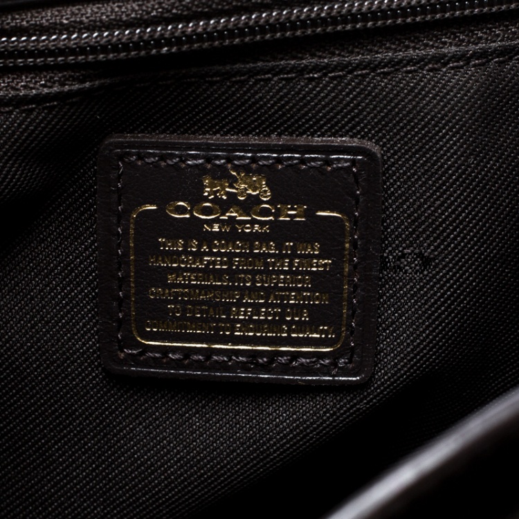 Pre Owned Coach Gold Leather Swagger Shoulder Bag