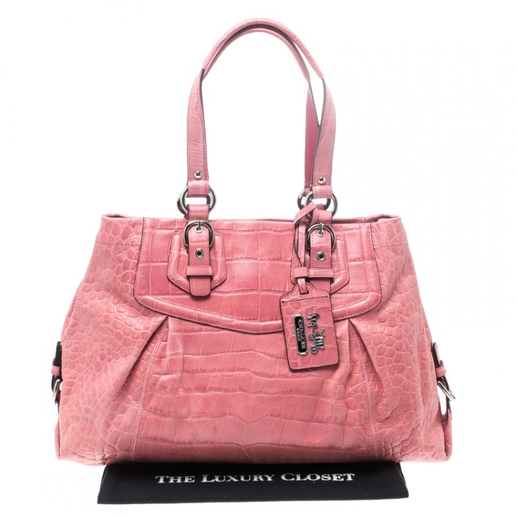 coach pink tote