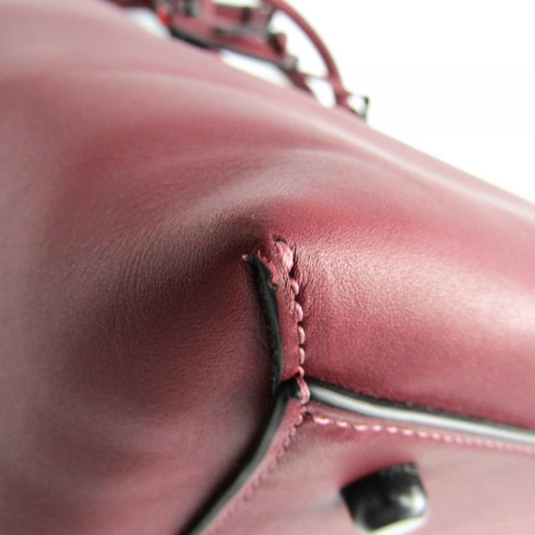Pre Owned Coach Bordeaux Leather Dakotah Satchel Bag