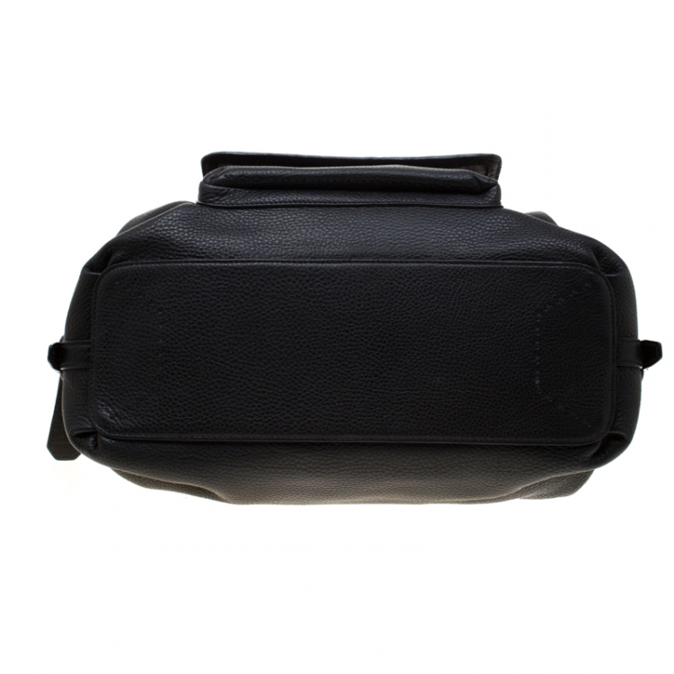 Pre Owned Coach Black Leather Turnlock Satchel