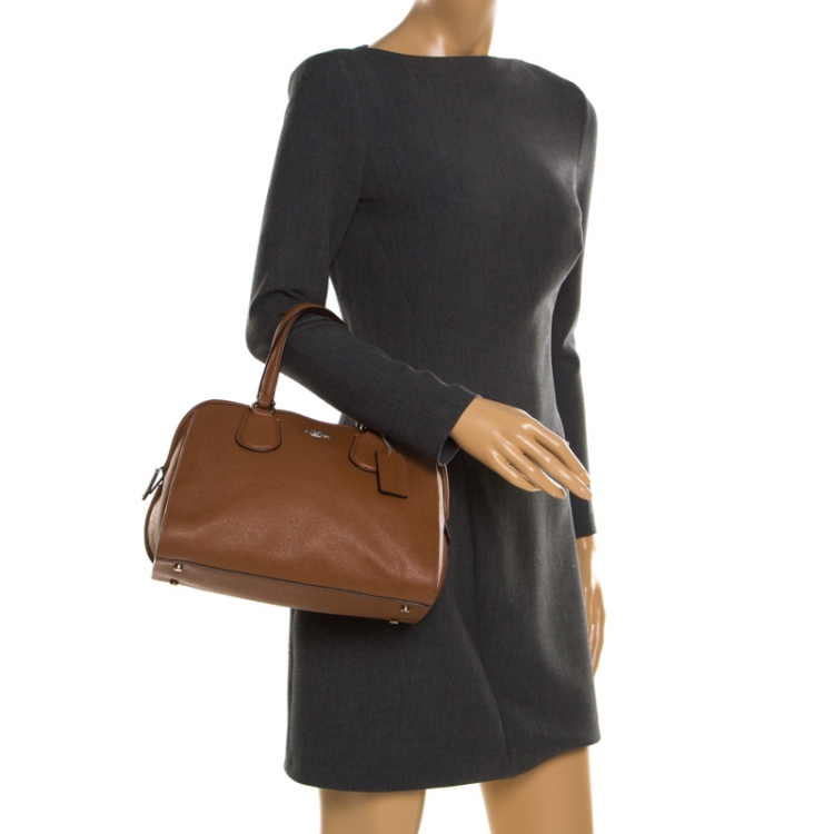 Pre Owned Coach Brown Leather Nolita Satchel