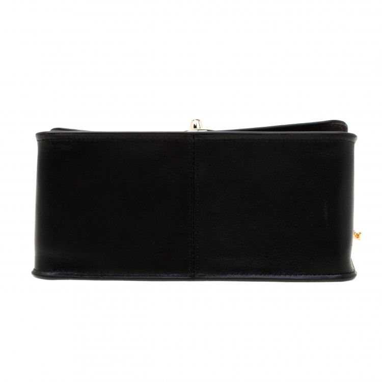 Pre Owned Coach Black Leather Bowery Crossbody Bag