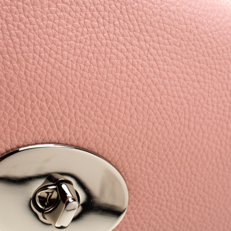 Pre Owned Coach Blush Pink Leather Crosstown Crossbody Bag