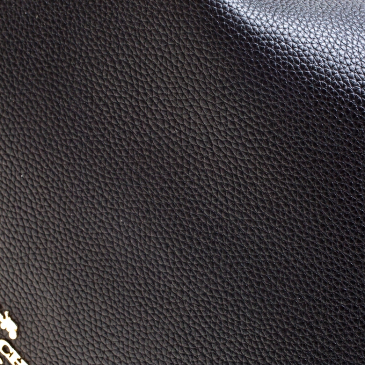 Pre Owned Coach Black Leather Sutton Hobo