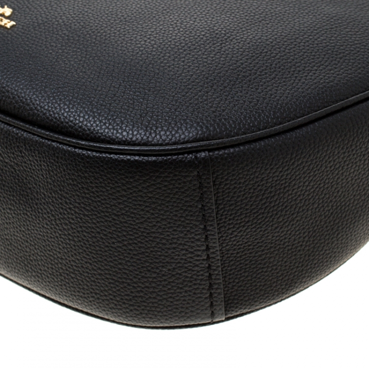 Pre Owned Coach Black Leather Sutton Hobo